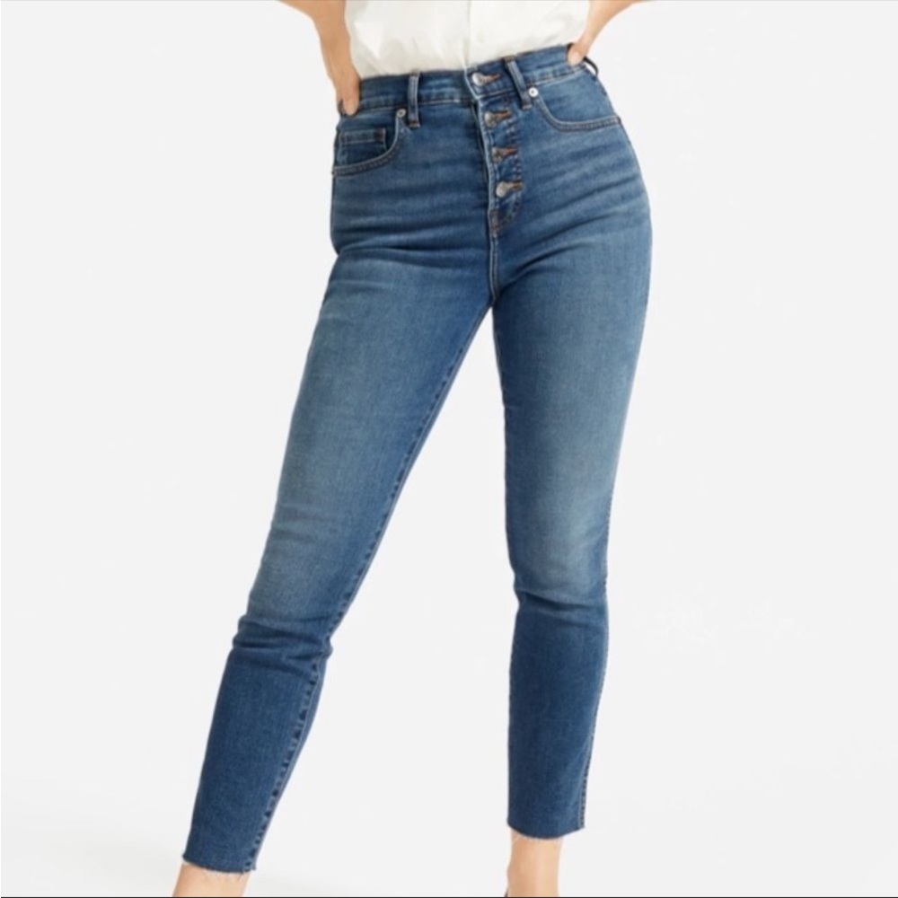 Everlane Vintage Skinny Button Up Jeans